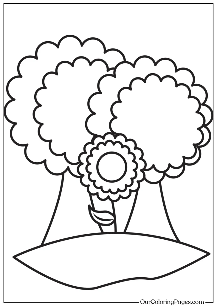 Sunflower Coloring Page Fun for All Ages!