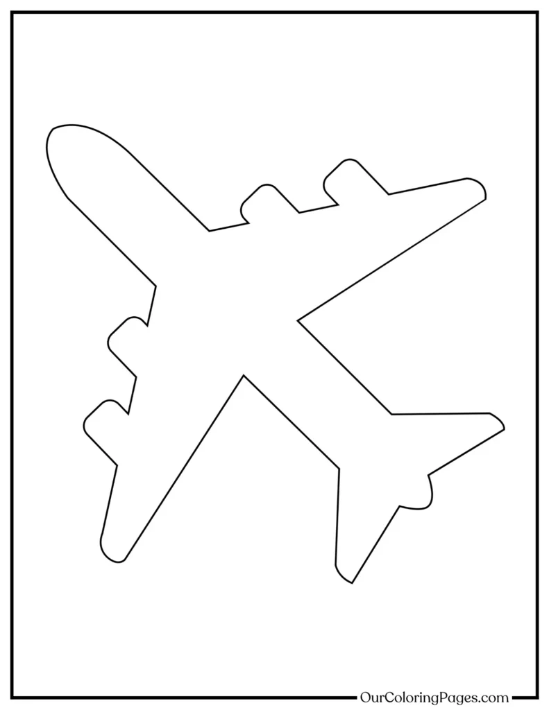Airplane Coloring Pages for Creative Minds