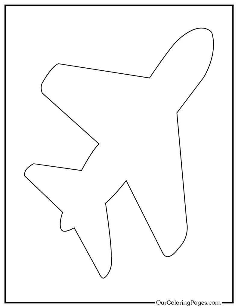 Discover Our Airplane Coloring Pages Collection