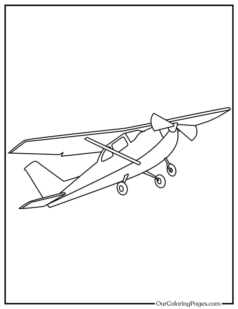Fantastic Airplane Coloring Pages for Everyone