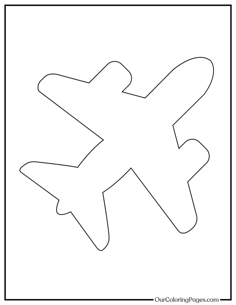 Fly High with These Captivating Airplane Coloring Sheets
