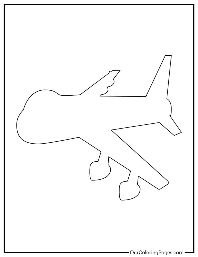 Free Airplane Coloring Pages for Everyone