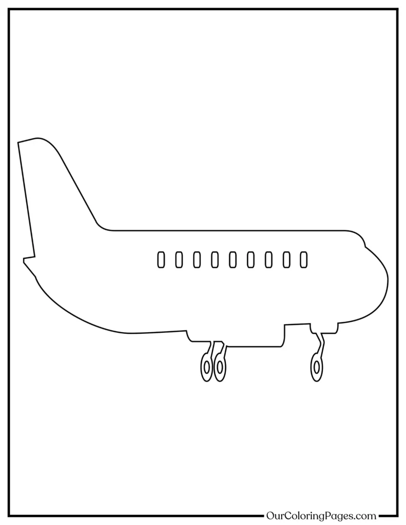Let Your Creativity Soar with Airplane Coloring Pages