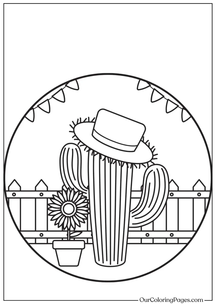 Printable Sunflower Coloring Page for All Ages!