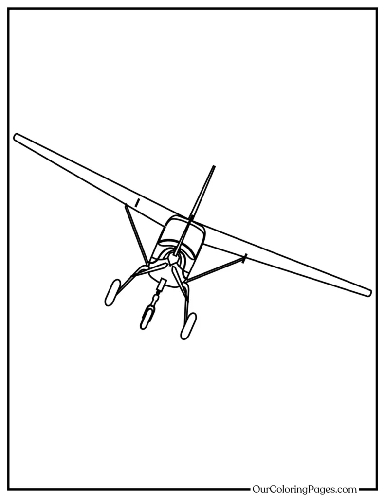Take Flight with These Stunning Airplane Coloring Pages!